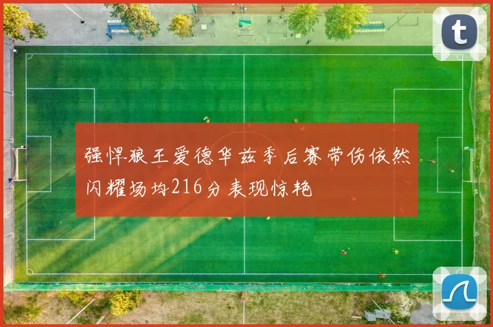 强悍狼王爱德华兹季后赛带伤依然闪耀场均216分表现惊艳